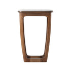Converge Marble Accent Table in Caribbean Cask by Theodore Alexander