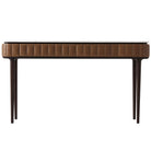 Billowy Console Table in Carrara Marble by Theodore Alexander