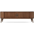 Arena Marble Media Cabinet in Caribbean Cask by Theodore Alexander