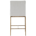Sloane Counter Stool in Aged Brass by Keiichi