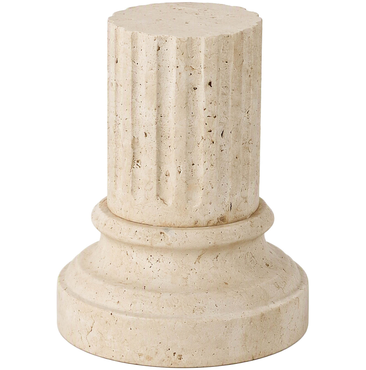 Marcello Decorative Object in Travertine - Small Keiichi