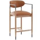 Soho Counter Stool in Natural and Bronze by Keiichi