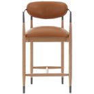 Soho Counter Stool in Natural and Bronze by Keiichi