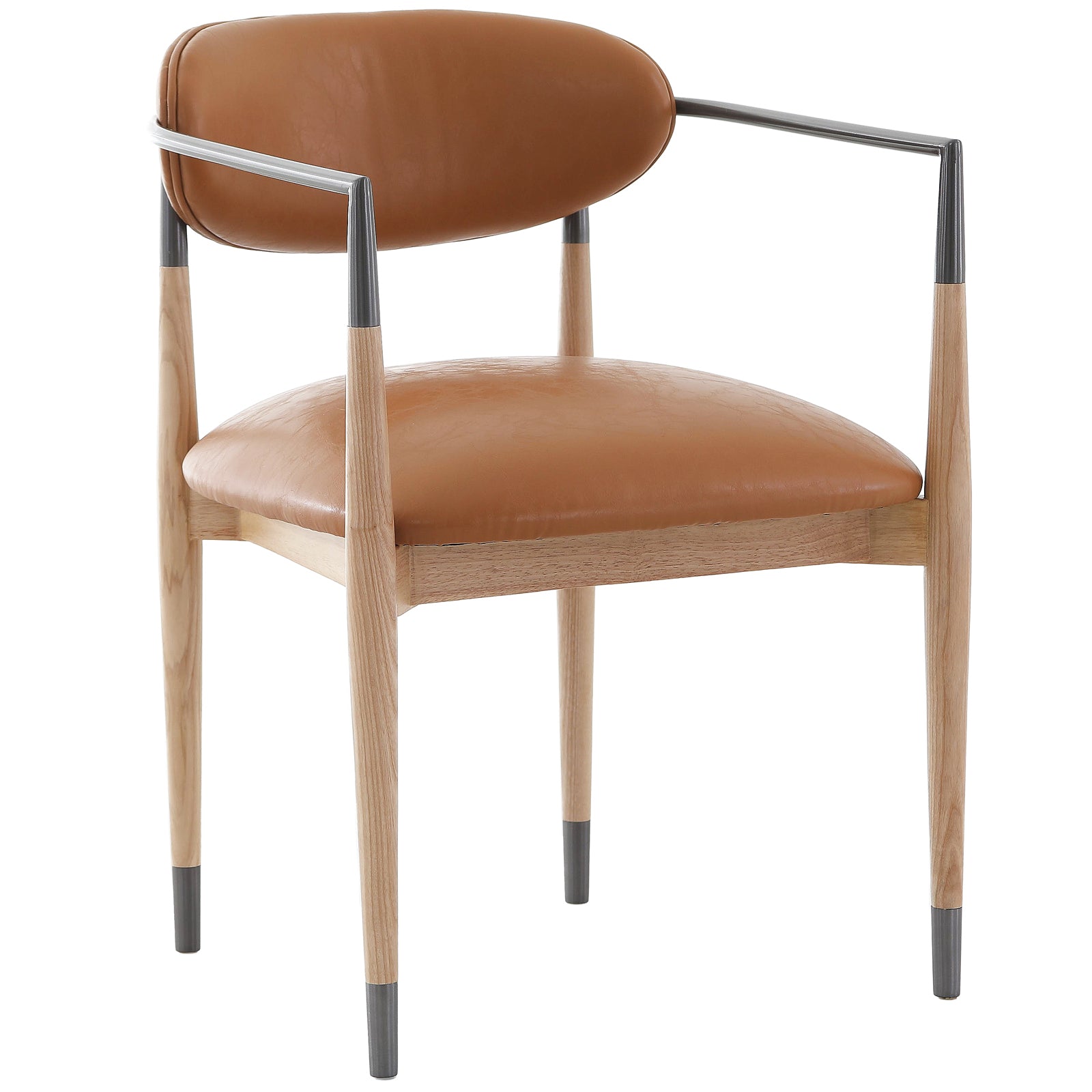 Soho Dining Chair in Natural and Bronze by Keiichi