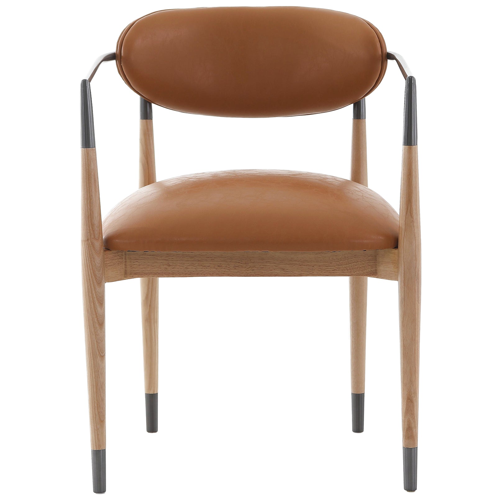 Soho Dining Chair in Natural and Bronze by Keiichi