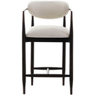 Soho Counter Stool in Walnut and Bronze by Keiichi