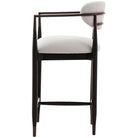 Soho Counter Stool in Walnut and Bronze by Keiichi