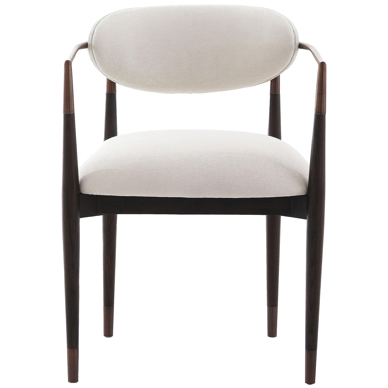 Soho Dining Chair in Walnut and Bronze by Keiichi