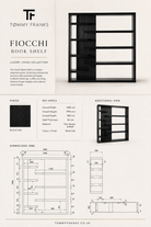 Fiocchi Black Oak Book Shelf Tommy Franks