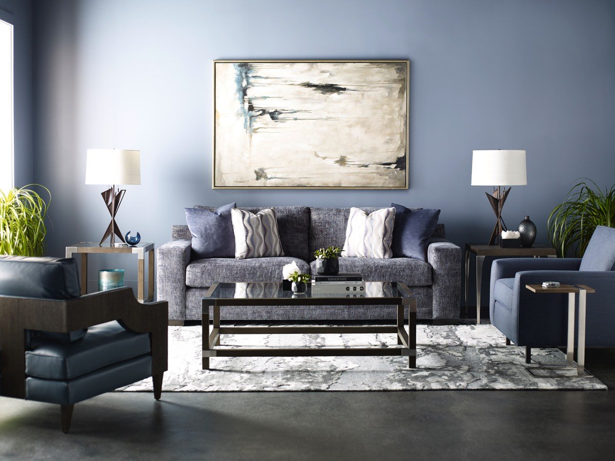 Square Side Table Rayan in Anise by Theodore Alexander