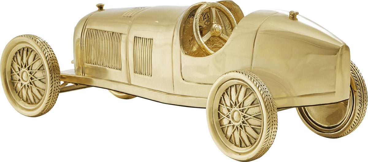 Mille Miglia Mark Car Sculpture in Brass by Theodore Alexander