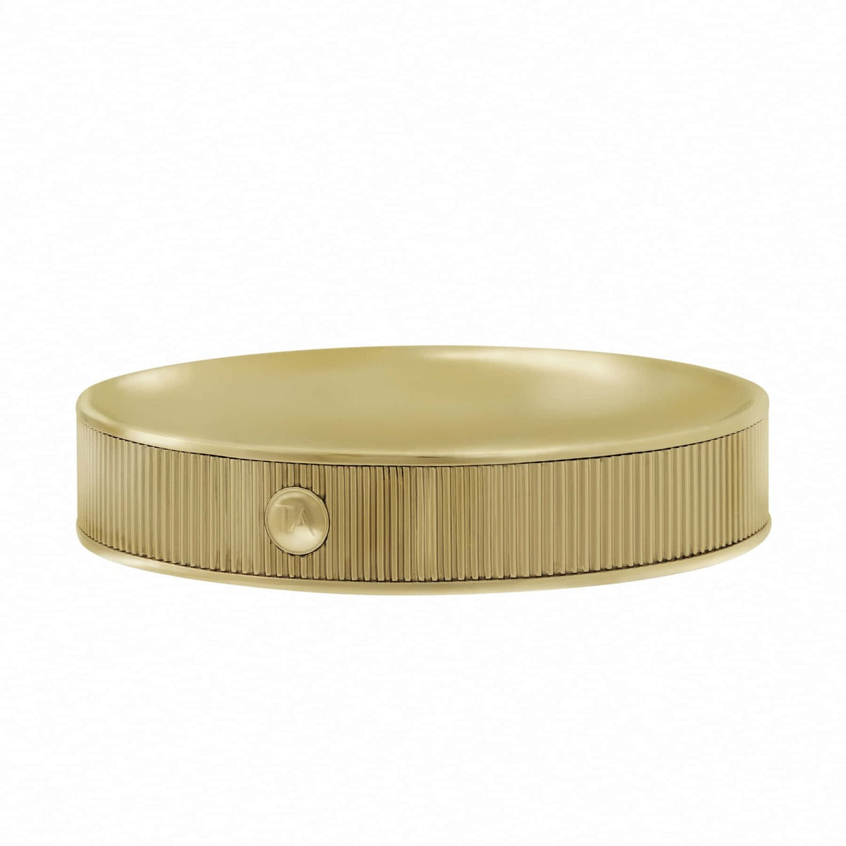 Carraway Dish Polished Brass by Theodore Alexander