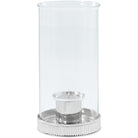 Last Storm of the Season Candleholder in Nickel by Theodore Alexander