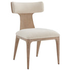 Repose Upholstered Side Chair in Grey Oak by Theodore Alexander