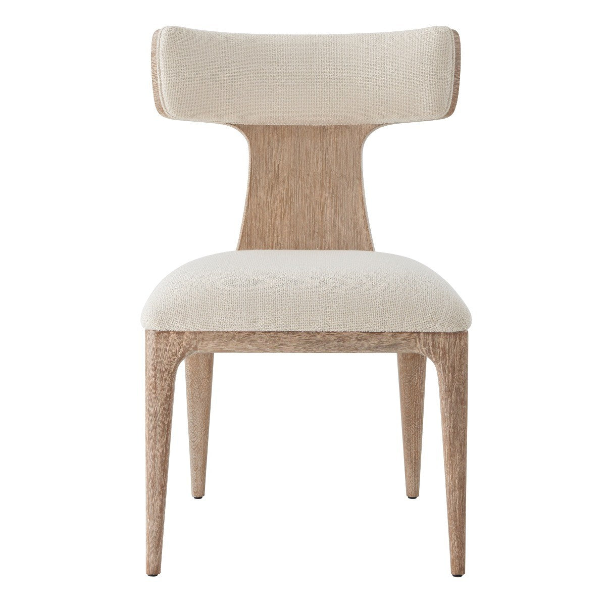 Repose Upholstered Side Chair in Grey Oak by Theodore Alexander