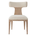 Repose Upholstered Side Chair in Grey Oak by Theodore Alexander
