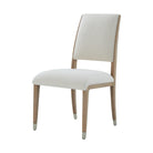Origins Wooden Upholstered Dining Side Chair in Sesame Finish by Theodore Alexander