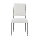 Origins Wooden Upholstered Dining Side Chair in Sesame Finish by Theodore Alexander