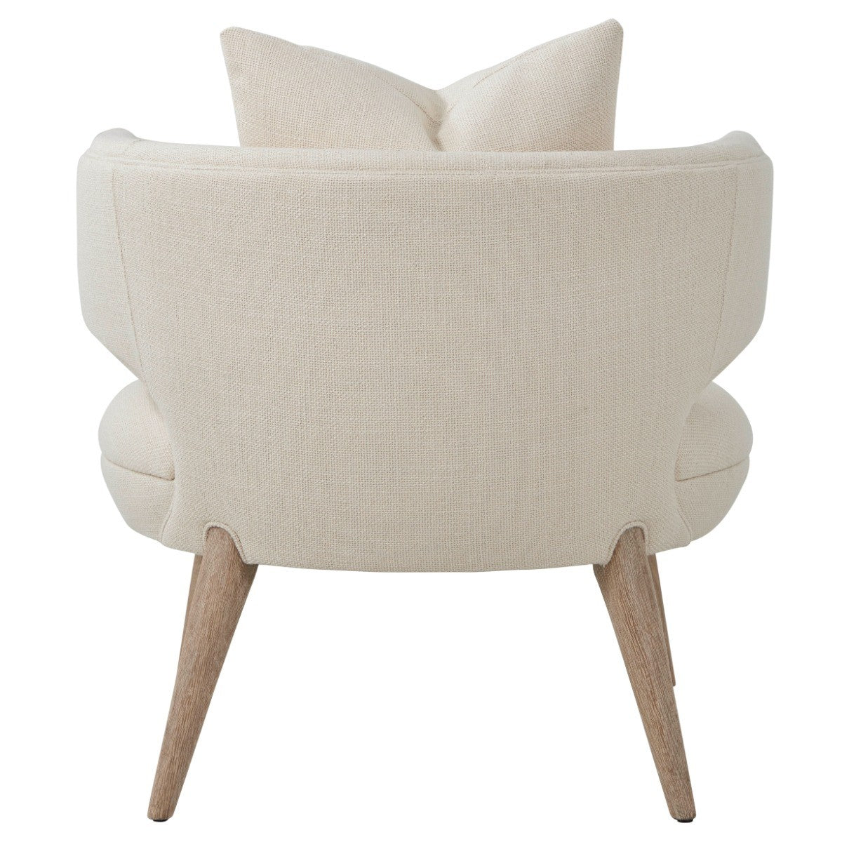 Repose Wooden Upholstered Occasional Chair by Theodore Alexander
