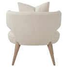 Repose Wooden Upholstered Occasional Chair by Theodore Alexander