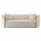 Repose Wooden Upholstered Sofa by Theodore Alexander