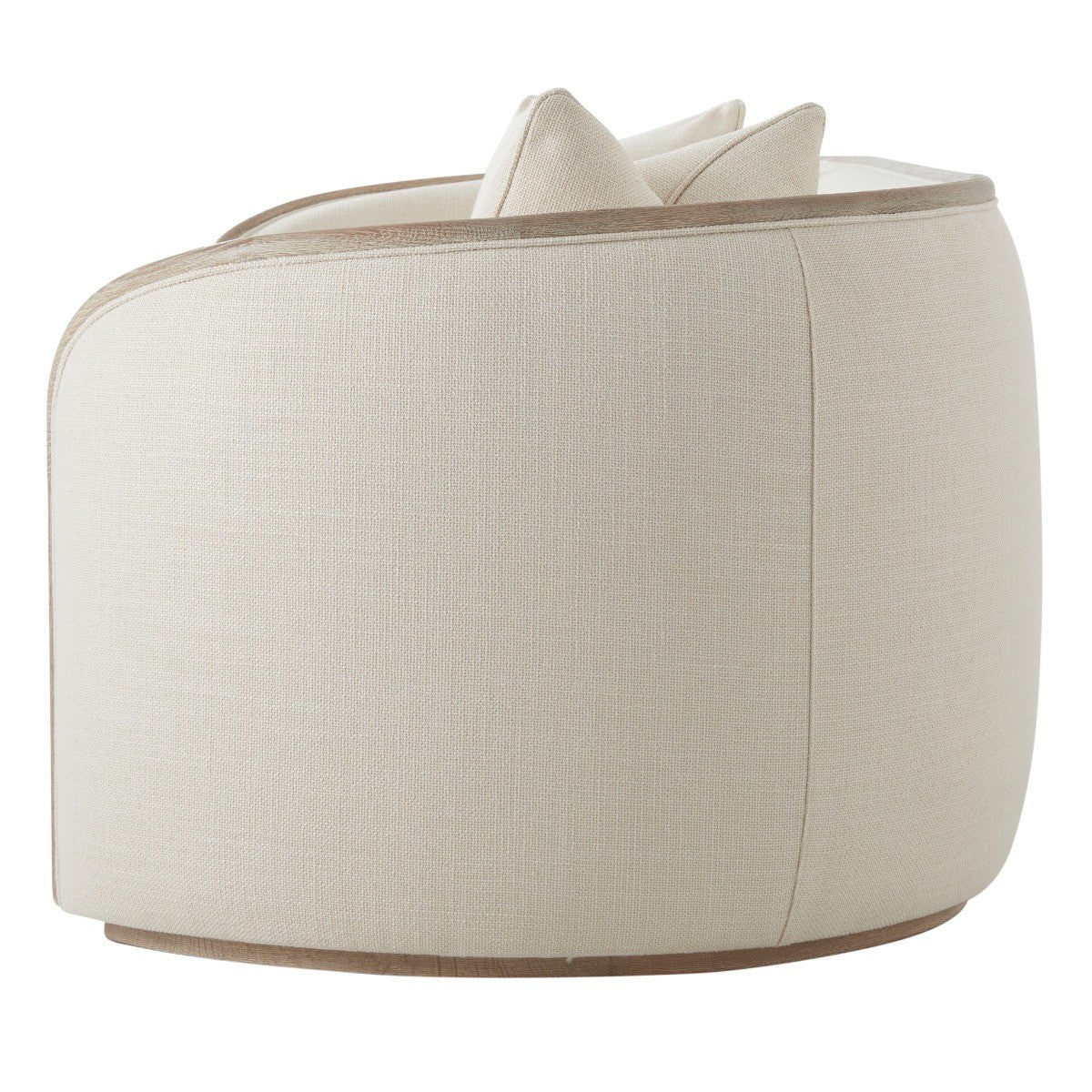 Repose Wooden Upholstered Sofa by Theodore Alexander
