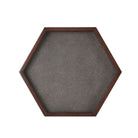 Radium Hexagonal Accent Table in Tempest by Theodore Alexander