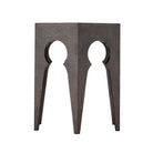 Radium Hexagonal Accent Table in Tempest by Theodore Alexander