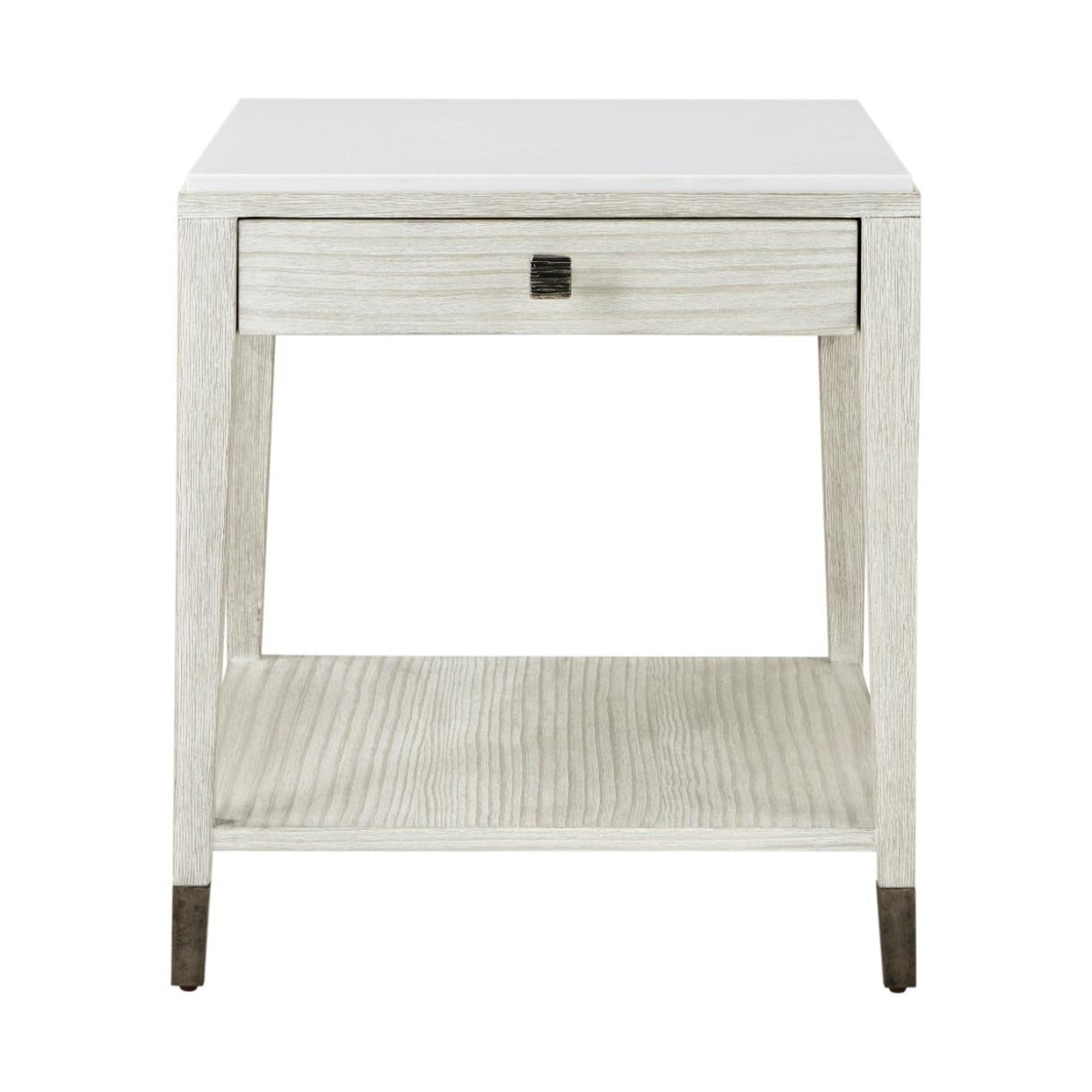 Breeze One Drawer Side Table by Theodore Alexander