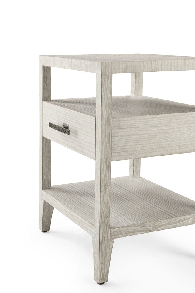 Breeze One Drawer Bedside Table by Theodore Alexander