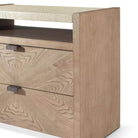Catalina Two Drawer Nightstand in Dune by Theodore Alexander