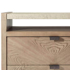 Catalina Two Drawer Nightstand in Dune by Theodore Alexander