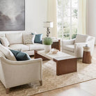 Catalina Side Table in Earth by Theodore Alexander