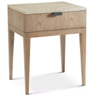 Catalina Single Drawer Nightstand in Dune by Theodore Alexander