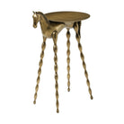 Troy Drinks Table Brass Finish by Theodore Alexander