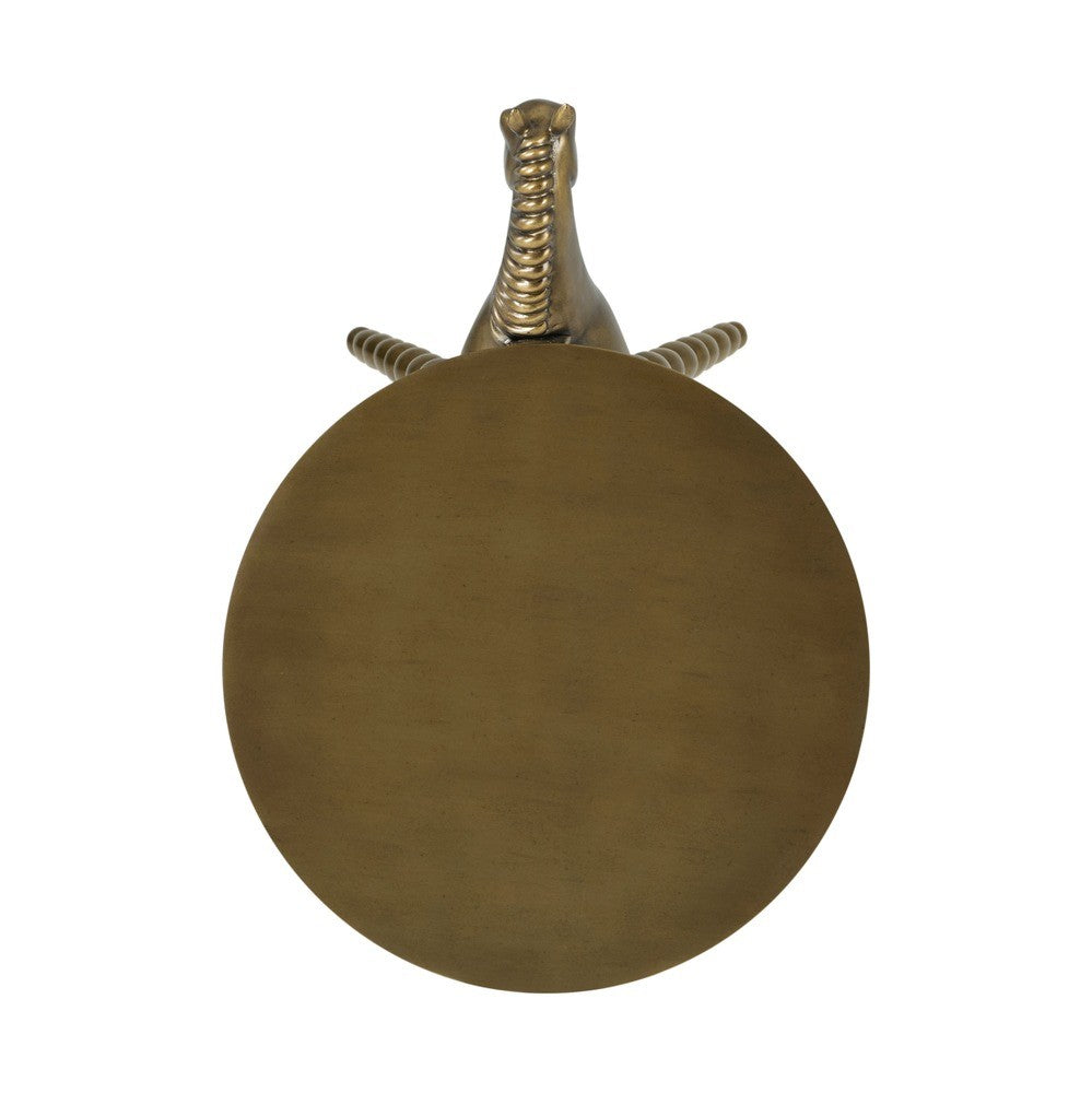 Troy Drinks Table Brass Finish by Theodore Alexander