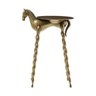 Troy Drinks Table Brass Finish by Theodore Alexander