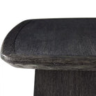 Repose Square Side Table in Charcoal Oak by Theodore Alexander