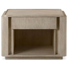 Repose Open Nightstand in Grey Oak by Theodore Alexander