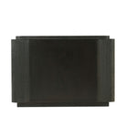 Repose Open Bedside Table in Charcoal Oak by Theodore Alexander