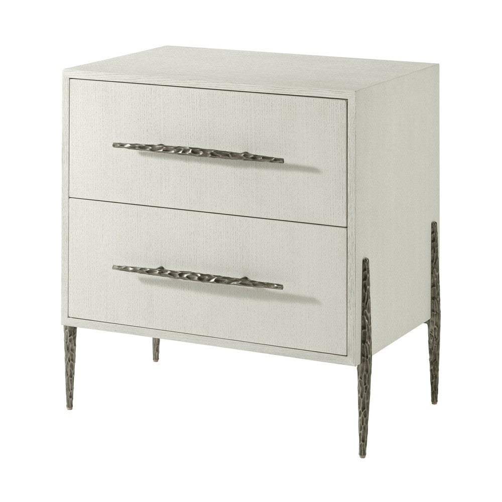 Bedside Essence Two Drawer Nightstand by Theodore Alexander