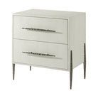 Bedside Essence Two Drawer Nightstand by Theodore Alexander