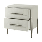 Bedside Essence Two Drawer Nightstand by Theodore Alexander