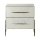 Bedside Essence Two Drawer Nightstand by Theodore Alexander