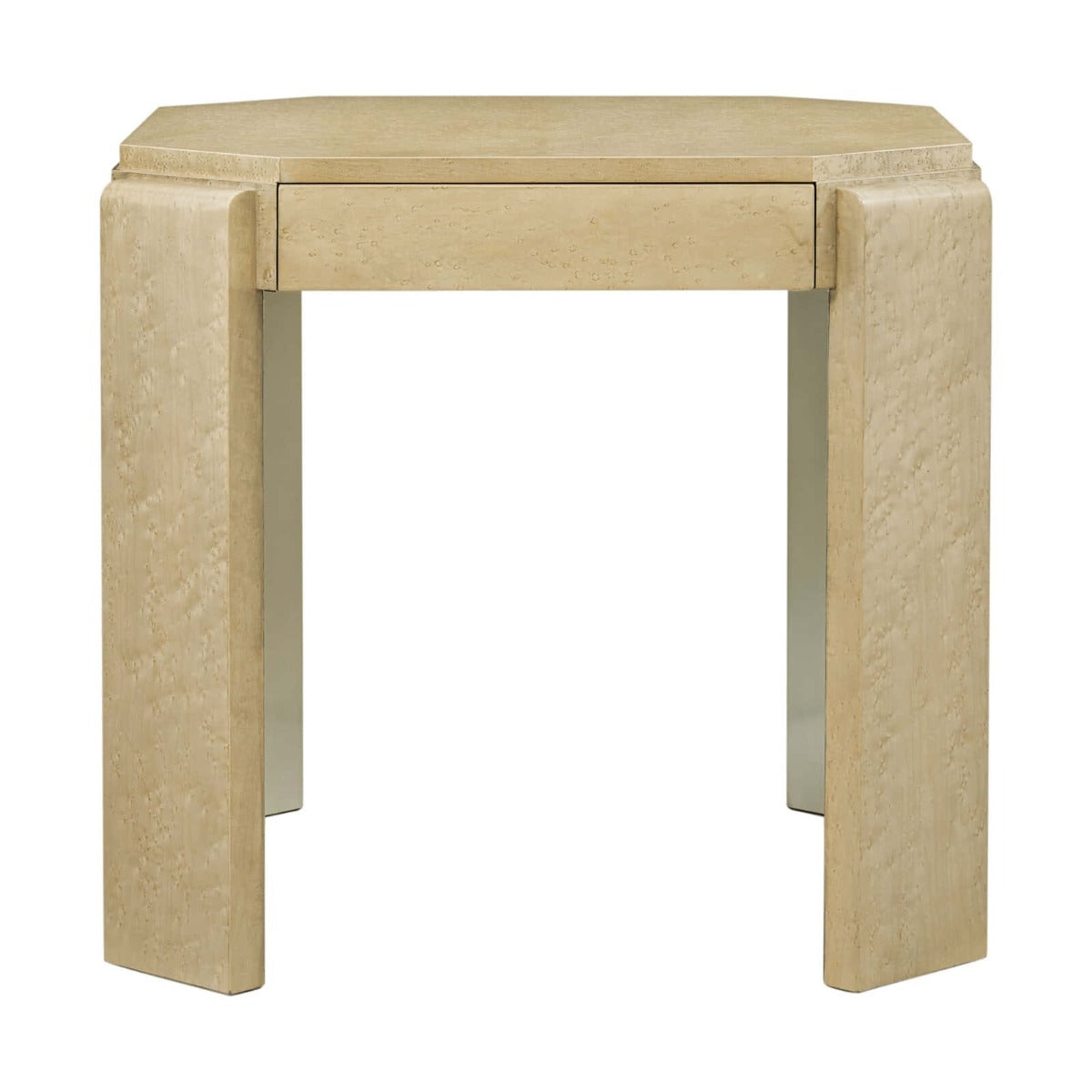 Origins Square Side Table in Sesame by Theodore Alexander