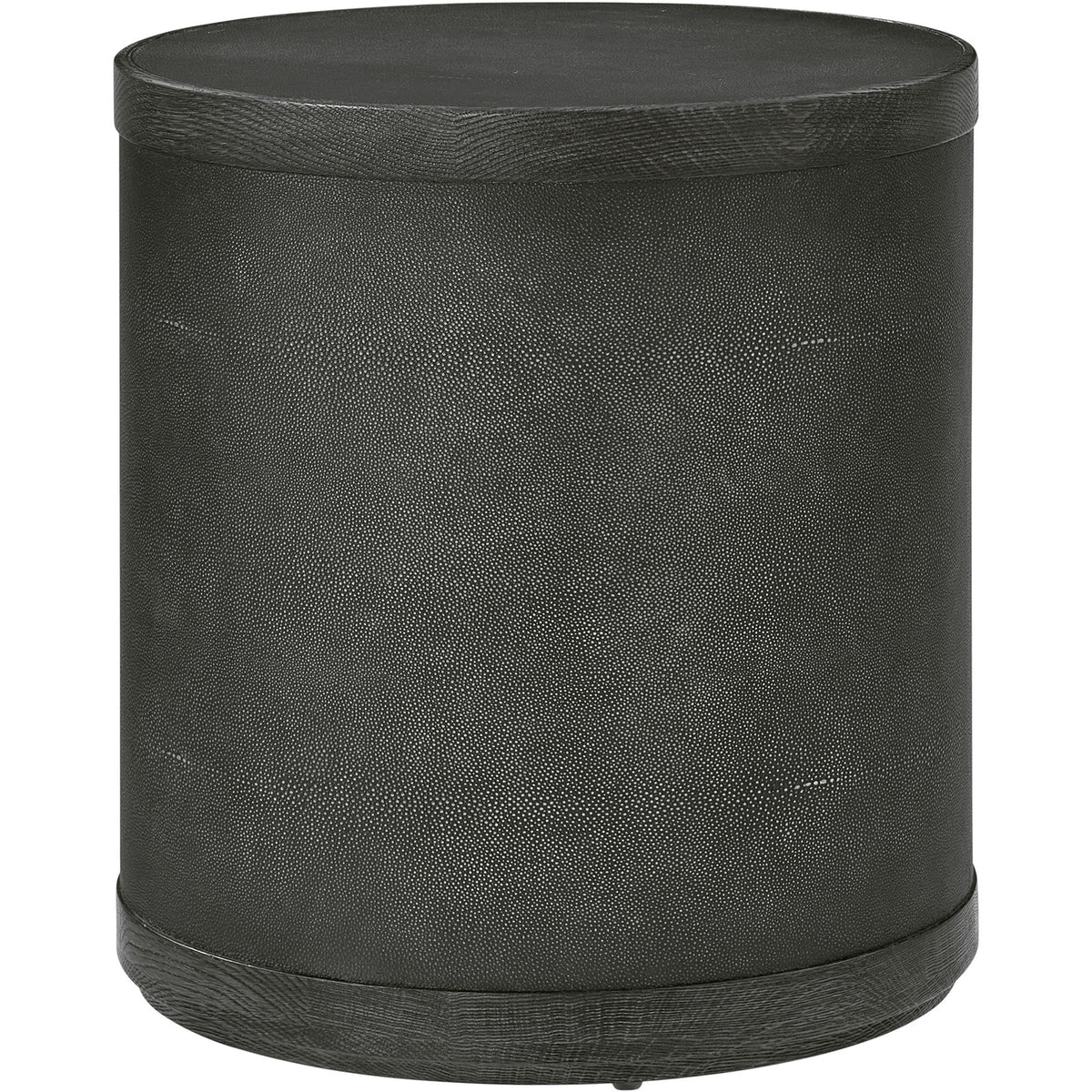 Maxwell Drum Side Table Dark by Theodore Alexander