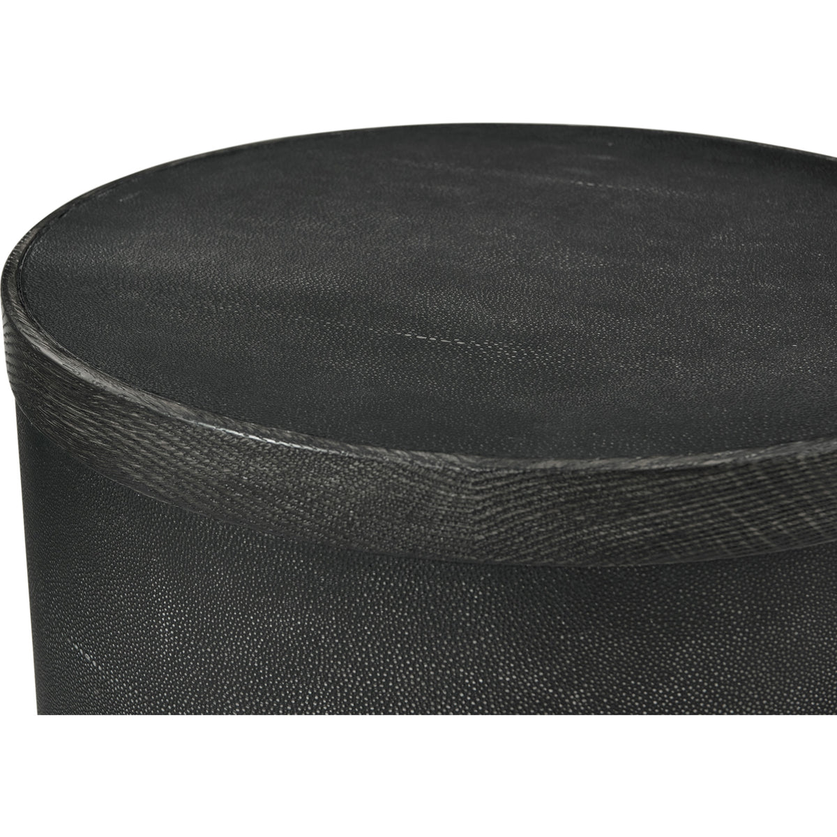 Maxwell Drum Side Table Dark by Theodore Alexander