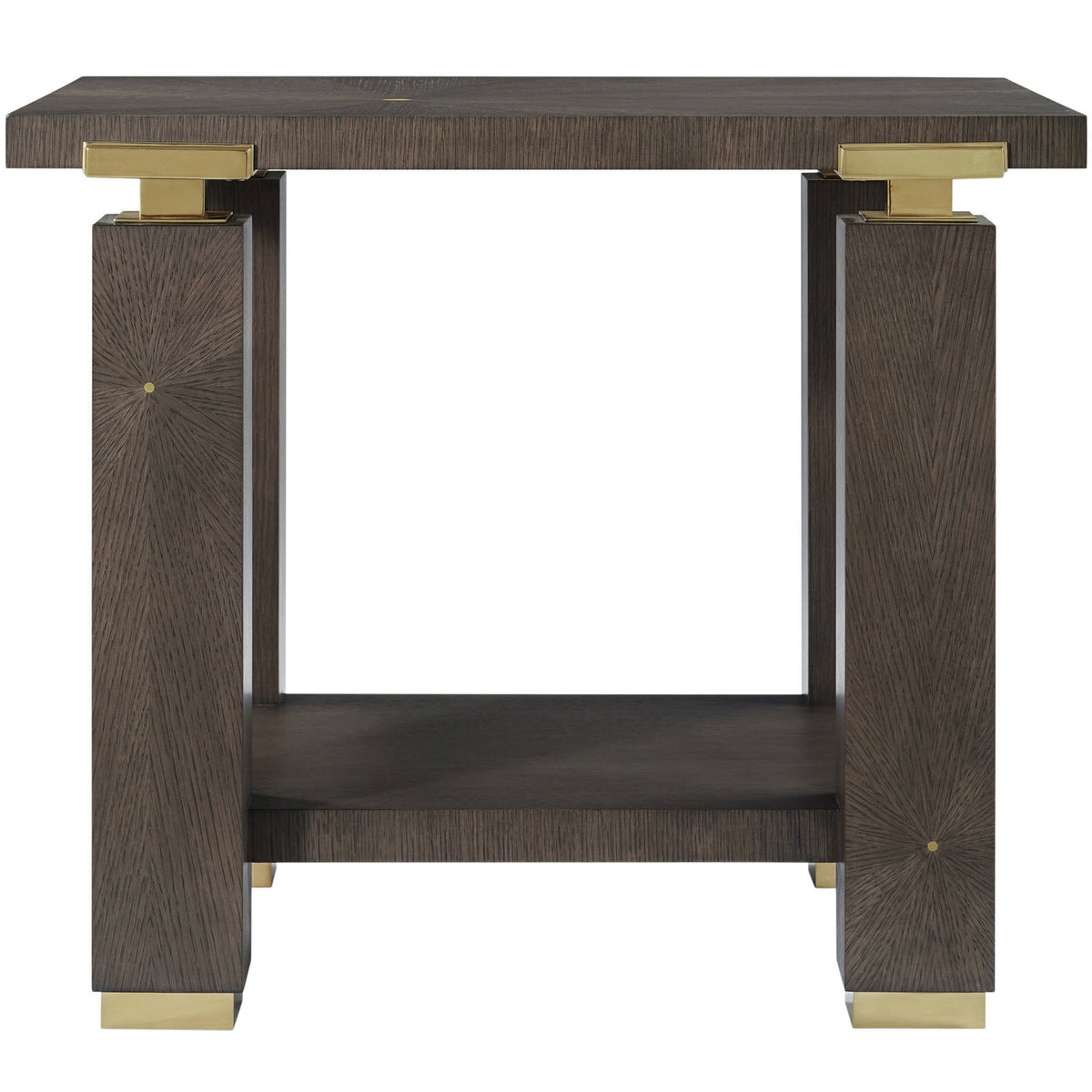 Judith Leiber Rectangle Side Table Dark by Theodore Alexander