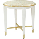 Judith Leiber Round Side Table by Theodore Alexander