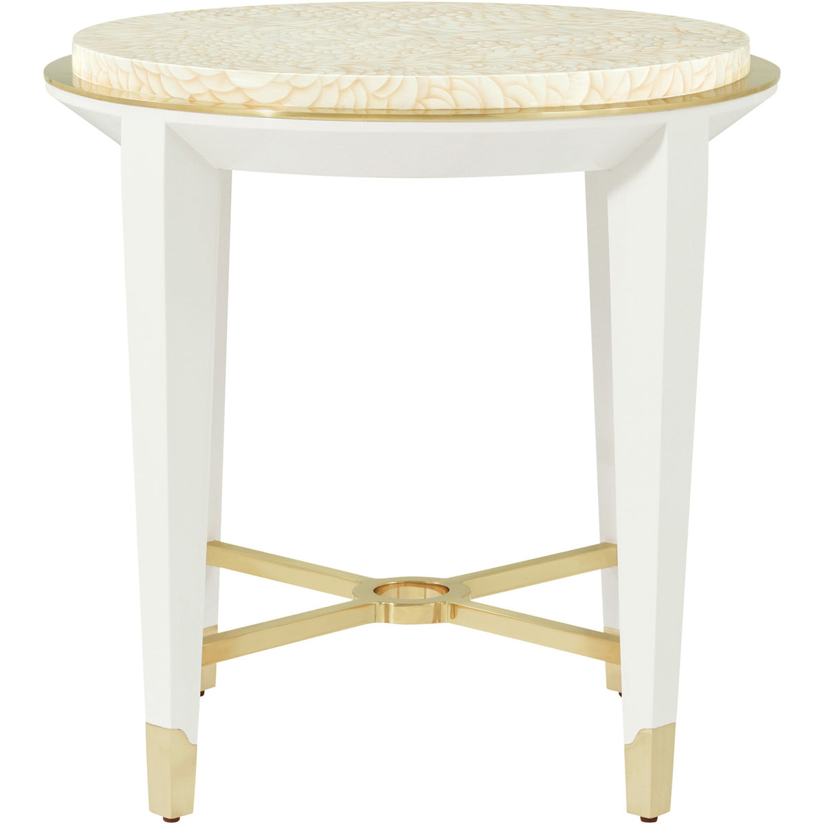Judith Leiber Round Side Table by Theodore Alexander